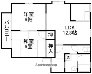 アビタシオン池田A【2階】の間取り