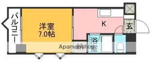 パレ・ドール健軍【3階】の間取り