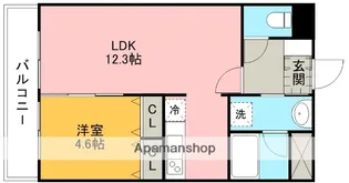 菊陽AKI【4階】の間取り
