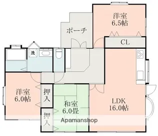 熊本県熊本市北区龍田陳内2丁目【一戸建】の間取り