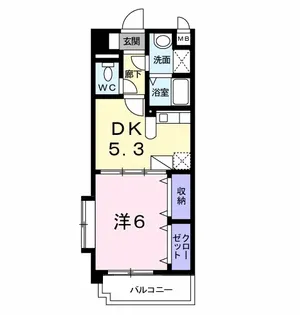 サンヒルズ【4階】の間取り