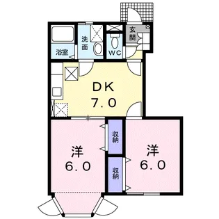 ショコラ【1階】の間取り