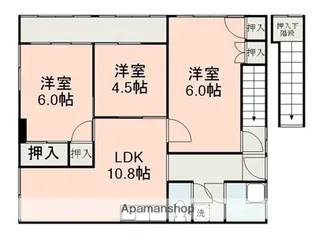 サンライズMA【2階】の間取り