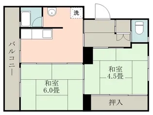 ファーストプレイス合志1号棟【4階】の間取り