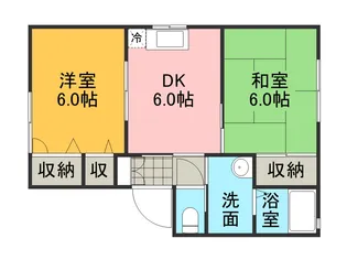 ユースハイム【2階】の間取り