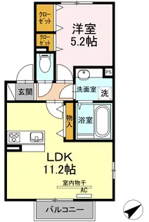サクラハイム【2階】の間取り