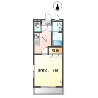 FT SHANGRIーLA【106号室】の間取り