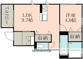 シャルマン【1階】の間取り