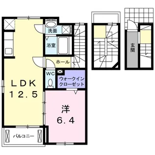 ジューンベリー【3階】の間取り