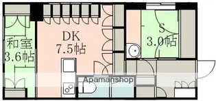 フラワーヒルズ77【1階】の間取り