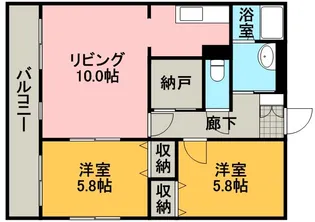 カインドネス【3階】の間取り