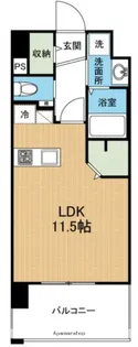 フェリーチェ九品寺【4階】の間取り