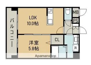 グランフィオーレ高平【8階】の間取り