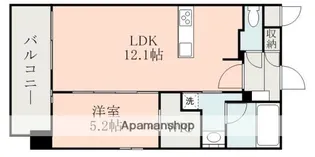PRELUDE新町【6階】の間取り