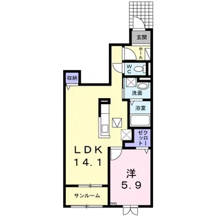 ショコラ【1階】の間取り
