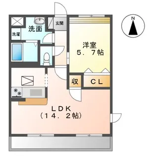 M78・・峰【201号室】の間取り