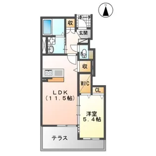 フェニックスA棟【102号室】の間取り