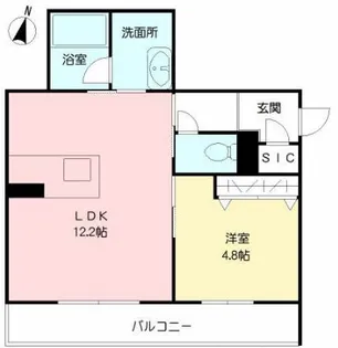 シャーメゾンPROST【3階】の間取り