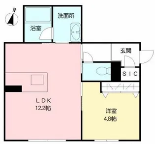 シャーメゾンPROST【1階】の間取り