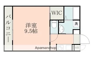 ラ・シック菊池【5階】の間取り