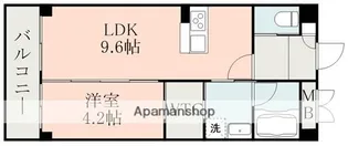 フラワーラブⅡ【5階】の間取り