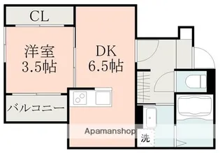 BRAVE BASE光の森【1階】の間取り