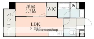 ラ・シック菊池Ⅱ【5階】の間取り