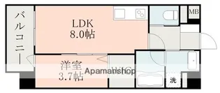 ラ・シック菊池Ⅱ【3階】の間取り