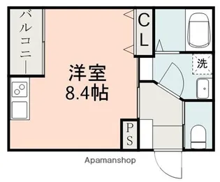ラ・ポルテ光の森北ⅧSOUTH【1階】の間取り