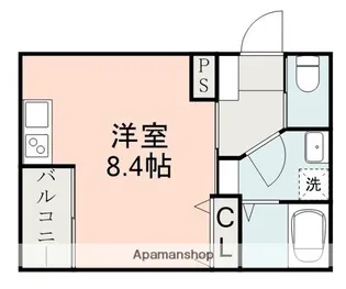 ラ・ポルテ光の森北ⅧSOUTH【1階】の間取り