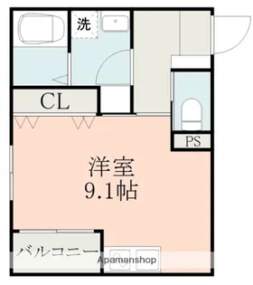 ラ・ポルテ光の森北ⅧNORTH【1階】の間取り
