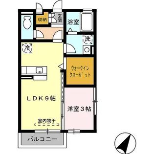 グランモア津久礼【2階】の間取り