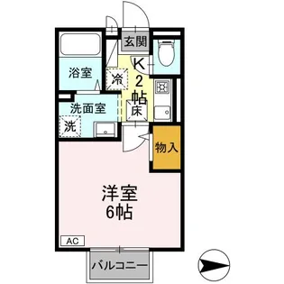 ドリームアーク【1階】の間取り