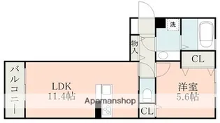 ネクストヴィラB棟【3階】の間取り