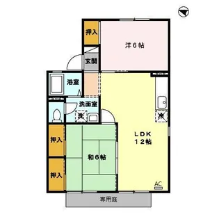 エスボワール B棟【1階】の間取り