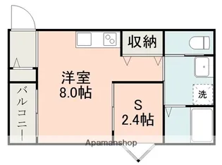 ラヴィ八景水谷【1階】の間取り