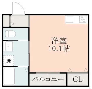ラヴィ八景水谷【1階】の間取り