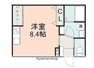 ライトアロー楠【1階】の間取り