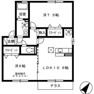 パークハイム D棟【113号室】の間取り