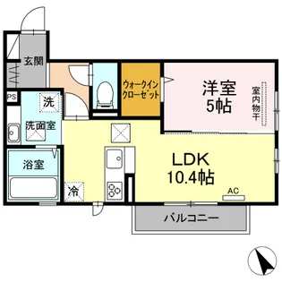 グランシャリオ須屋II【1階】の間取り