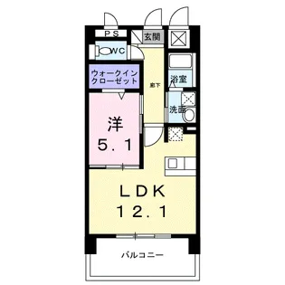 M.ETERNAL PLACE【6階】の間取り