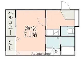 サイエンス吉富【1階】の間取り