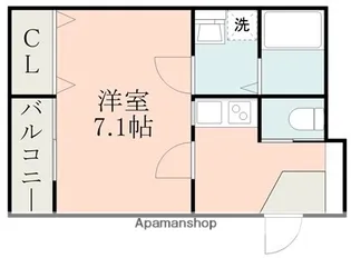 サイエンス吉富【1階】の間取り