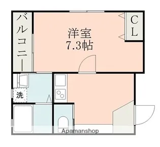 サイエンス吉富【1階】の間取り