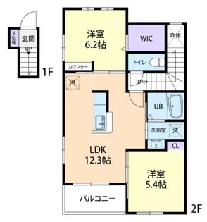 ファミーリエ A【2階】の間取り