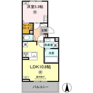 SAKURA A棟【2階】の間取り