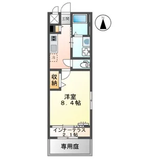 STEINFELDⅠ【101号室】の間取り