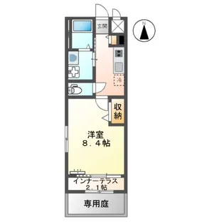 STEINFELDⅠ【112号室】の間取り