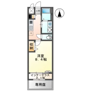 STEINFELDⅠ【103号室】の間取り