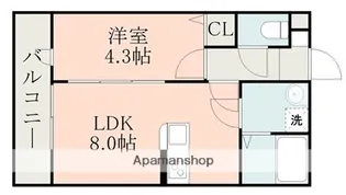 IMAX RESIDENCE大津【2階】の間取り